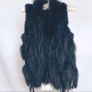 Linda Richard luxury fur vest